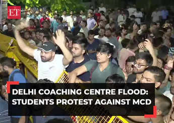Delhi coaching centre mishap: Students protest against MCD after 3 UPSC aspirants die in flooded basement