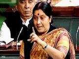 Leader of Opposition in the Lok Sabha Sushma Swaraj