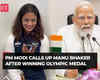 'Means a lot to me...': Manu Bhaker reacts to interaction with PM Modi after winning maiden Olympic medal