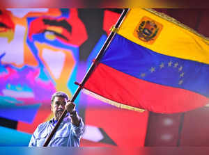 Venezuela's President Nicolas Maduro closes his political campaign, in Caracas
