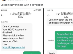 Software professional's Rs 20,000 redesign offer for fake HDFC Bank site baffles scammer
