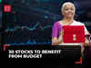30 stocks poised to benefit from FM Sitharaman's announcements