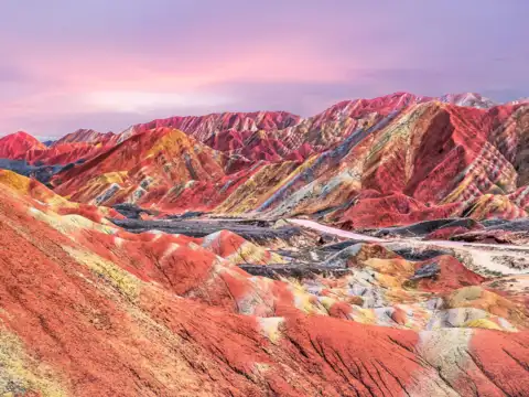 Rainbow Mountains, China