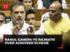 Rajnath vs Rahul Gandhi on Agniveer row; Singh says ready to discuss Agnipath scheme in Parliament