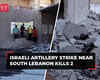 Israeli artillery strike hits southern Lebanese town of Chebaa, kills 2