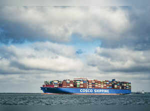 cosco ship containers istock