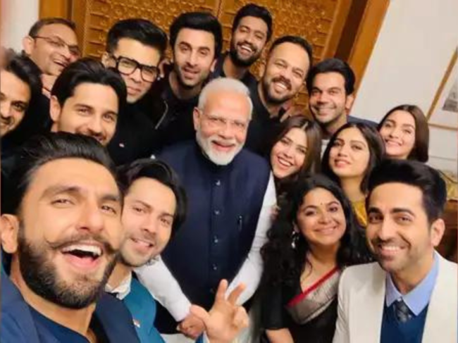 PM Modi with Bollywood stars