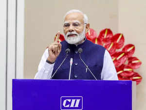 India Inc must play its part in scripting Viksit Bharat story, says PM Modi:Image