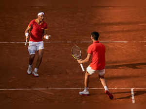 Rafael Nadal and Carlos Alcaraz