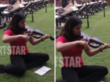 Manu Bhaker's violin performance goes viral: Watch her play the national anthem