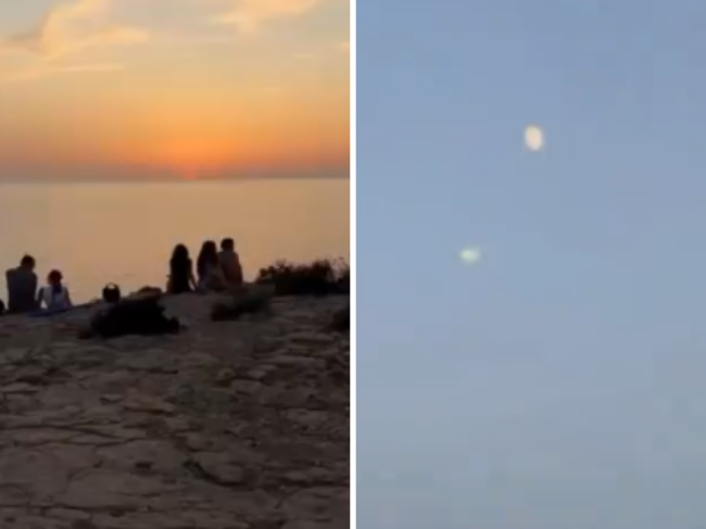 UFO spotted in Spain