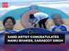 Paris Olympics 2024: Sand Artist Sudarsan Pattnaik congratulates Manu-Sarabjot following historic bronze medal triumph