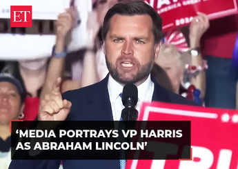 JD Vance targets VP Kamala Harris, says media portrays her as 'Abraham Lincoln'