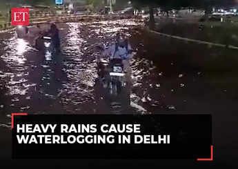 Delhi: Severe waterlogging in National Capital following incessant rainfall