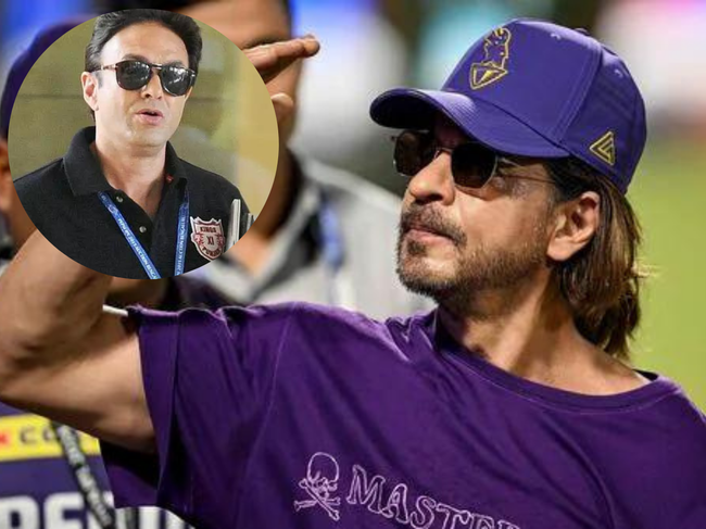 Shah Rukh Khan and Ness Wadia (inset)