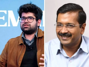 India-origin entrepreneur delivers a memorable retort after being mistaken for Arvind Kejriwal.