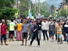 Police clash with displaced protesters in Manipur, injuring four