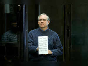 FILE PHOTO: Verdict hearing of former U.S. Marine Paul Whelan, who was detained and accused of espionage, in Moscow