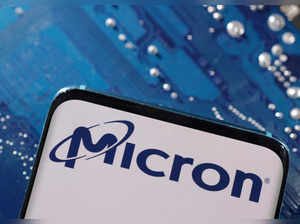 FILE PHOTO: Illustration shows Micron logo