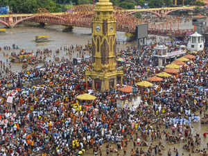 Kanwariyas in Haridwar