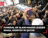 Slain Hamas chief Ismail Haniyeh laid to rest in Qatar as escalation fears grow