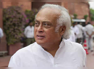 New Delhi: Congress MP Jairam Ramesh during the Monsoon session of the Parliamen...