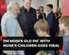 PM Modi's old pic with Elon Musk's children goes viral, Tesla CEO reacts
