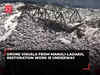 Himachal Pradesh cloudburst: Drone visuals from Manali-Ladakh, restoration work is underway