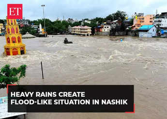 Nashik faces flood-like situation as heavy rain lashes region, Godavari flows above optimum level