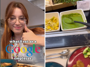 Inside Google India’s office canteen: Video of employees enjoying kebabs, cakes, and tandoori parathas goes viral