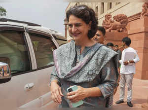 Congress leader Priyanka Gandhi Vadra