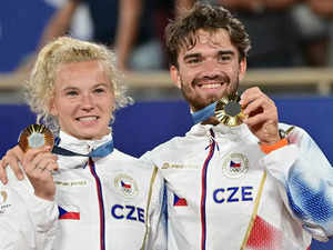 ‘Top secret’ relationship: Tennis duo win Olympic gold medal after breaking up:Image