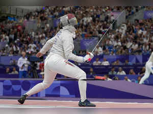 Egyptian fencer Nada Hafez competes in Olympics while seven months pregnant