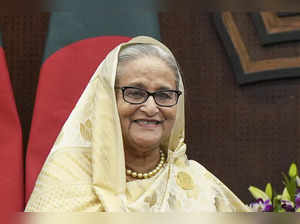 **EDS: FILE PHOTO** New Delhi: In this June 22, 2024 file photo, Bangladesh Prim...