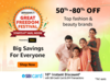 Amazon Great Freedom Festival Sale 2024 - Up To 50 - 80% off on Fashion & Beauty