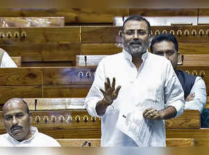 New Delhi, Jul 29 (ANI): Bharatiya Janata Party (BJP) MP Nishikant Dubey speaks ...