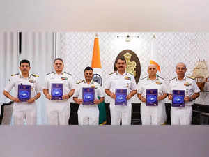 Indian Navy Chief Dinesh K Tripathi releases a document highlighting 'vision of Navy for Viksit Bharat'