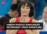 'Alvida, kushti': Vinesh Phogat announces retirement from wrestling after Olympics disqualification