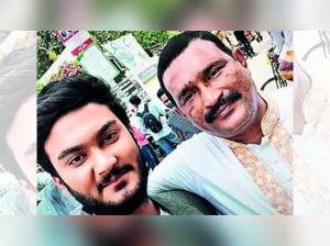 Bangladeshi actor Shanto Khan and father