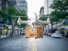 Spotted a flying saucer? Don’t fret, it’s just doing an e-com delivery.:Image