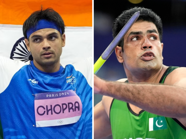 Neeraj Chopra and Arshad Nadeem