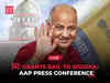 AAP addresses media after SC grants bail to Manish Sisodia