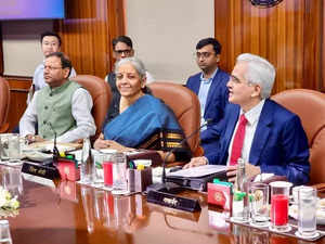 FM Nirmala Sitharaman attends RBI Board of Directors meeting