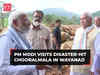 PM Modi visits disaster-hit Chooralmala in Kerala's Wayanad, conducts aerial survey