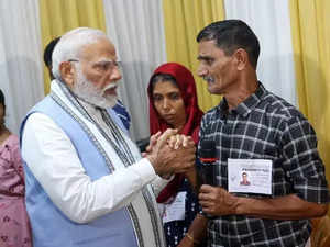 Kerala: PM Modi meets landslide-survivors at relief camp in Wayanad