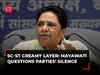 SC-ST creamy layer: Mayawati questions other parties’ silence on Supreme Court verdict