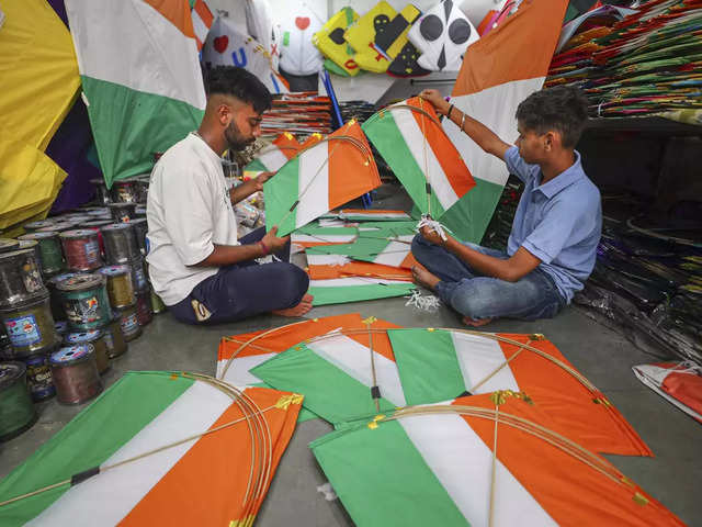 Tricoloured kites