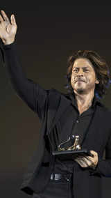 SRK shines in black, wins Pardo Alla Carriera at Locarno