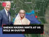 Sheikh Hasina hints at US role in ouster: 'Had I surrendered sovereignty of Saint Martin Island…'