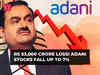 Hindenburg fallout: Adani stocks fall up to 7% as investors play safe